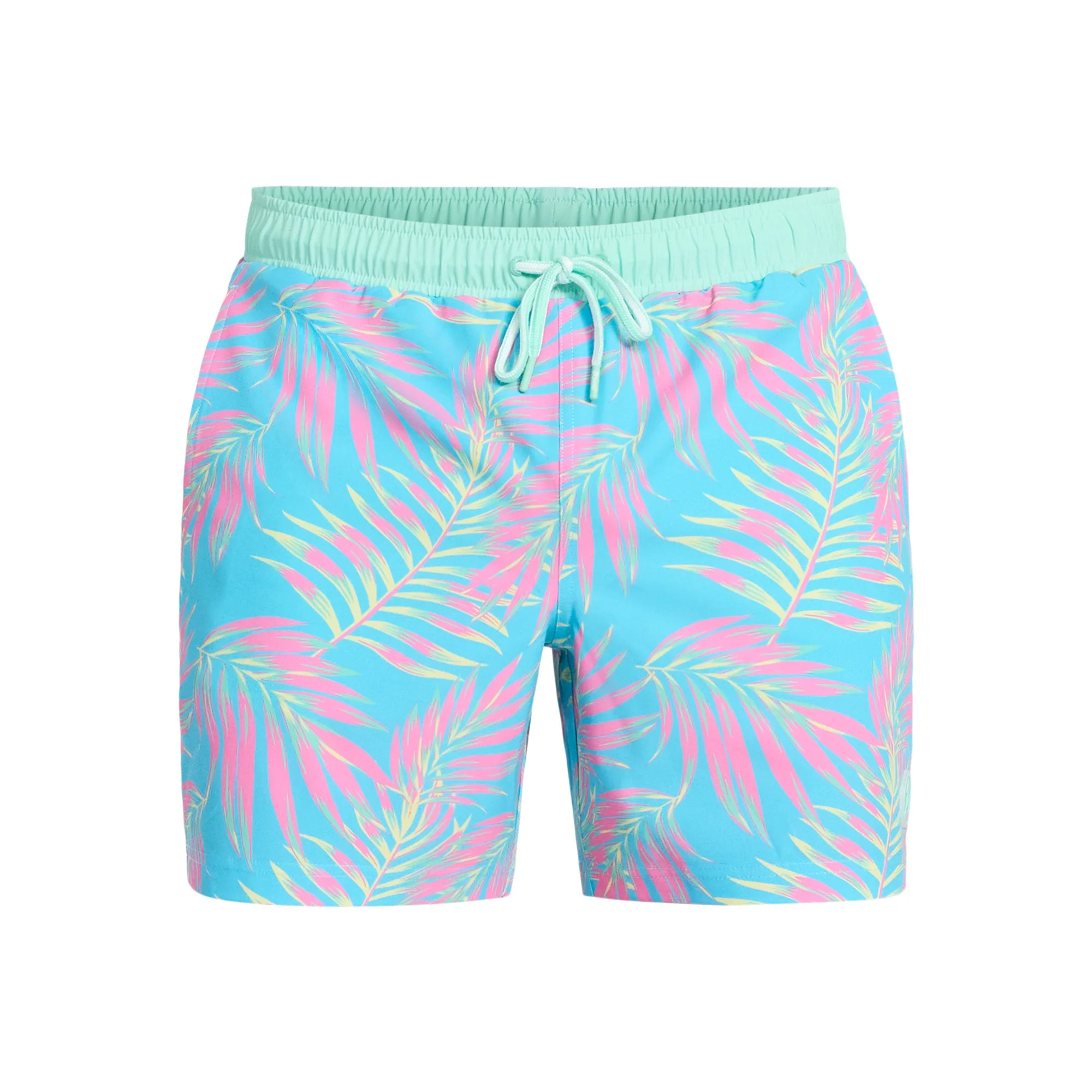 Birdie Bound Men's Printed Leaves Pops Swim Trunks, Sizes S-3XL | Walmart (US)