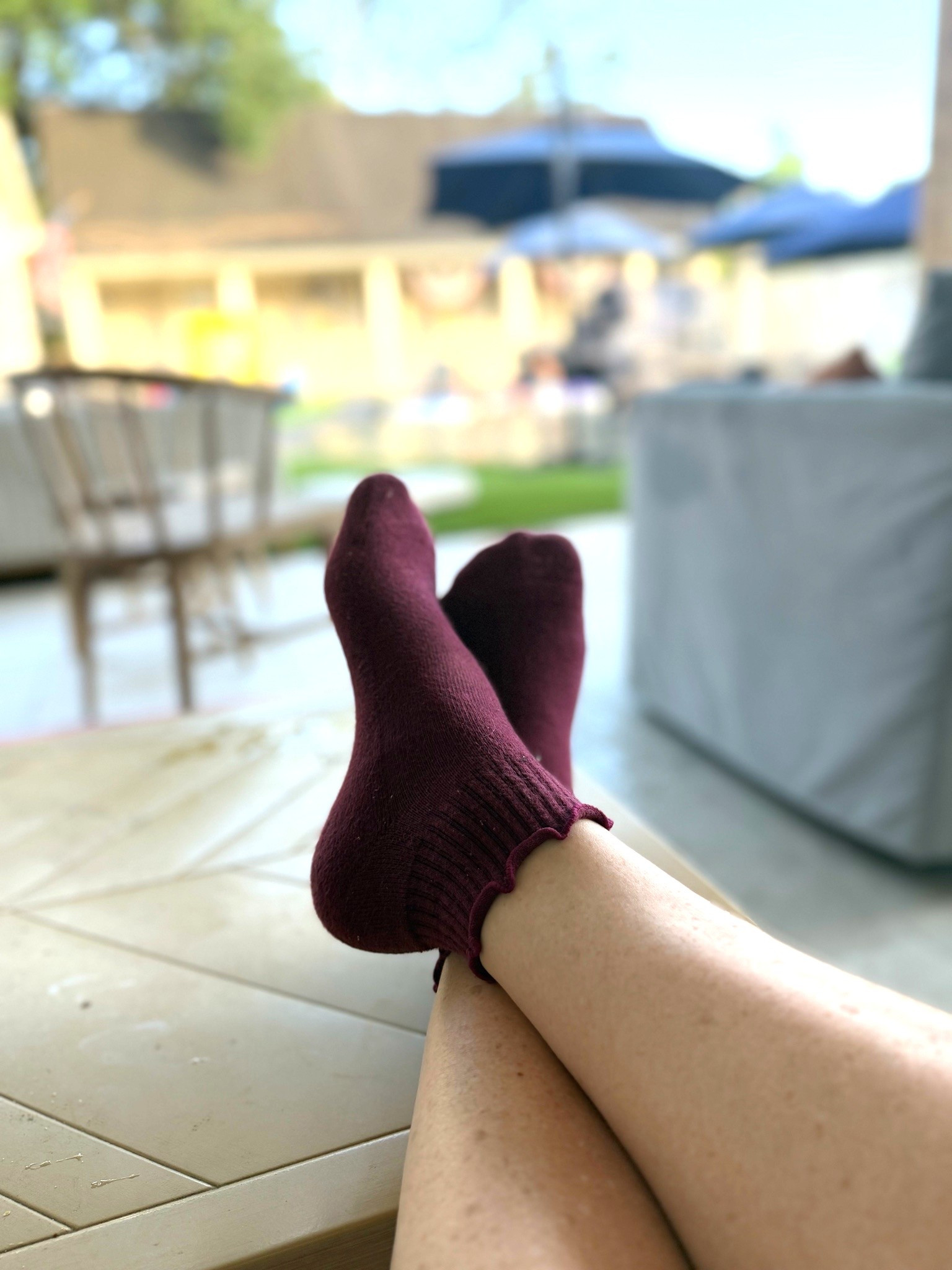 I don’t care what the weather is…I’m a sock person! And these are my FAVORITE! 
#socksforlife