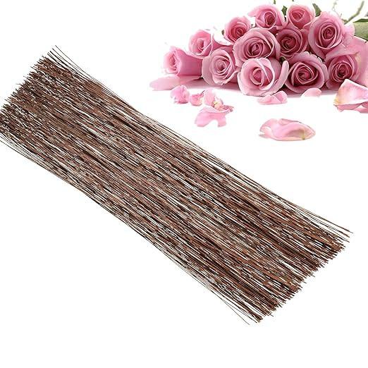 Hotop 200 Pieces 26 Gauge Floral Wire 14 Inch Floral Paper Wrapped Wire Flexible Paddle Wire for ... | Amazon (US)