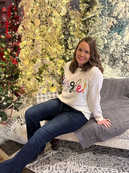 The holiday season is here! Holiday graphic tees and sweaters are a go-to for work and family get togethers  

#LTKSeasonal