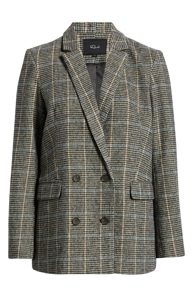 Cody Houndstooth Check Double Breasted Blazer | Nordstrom