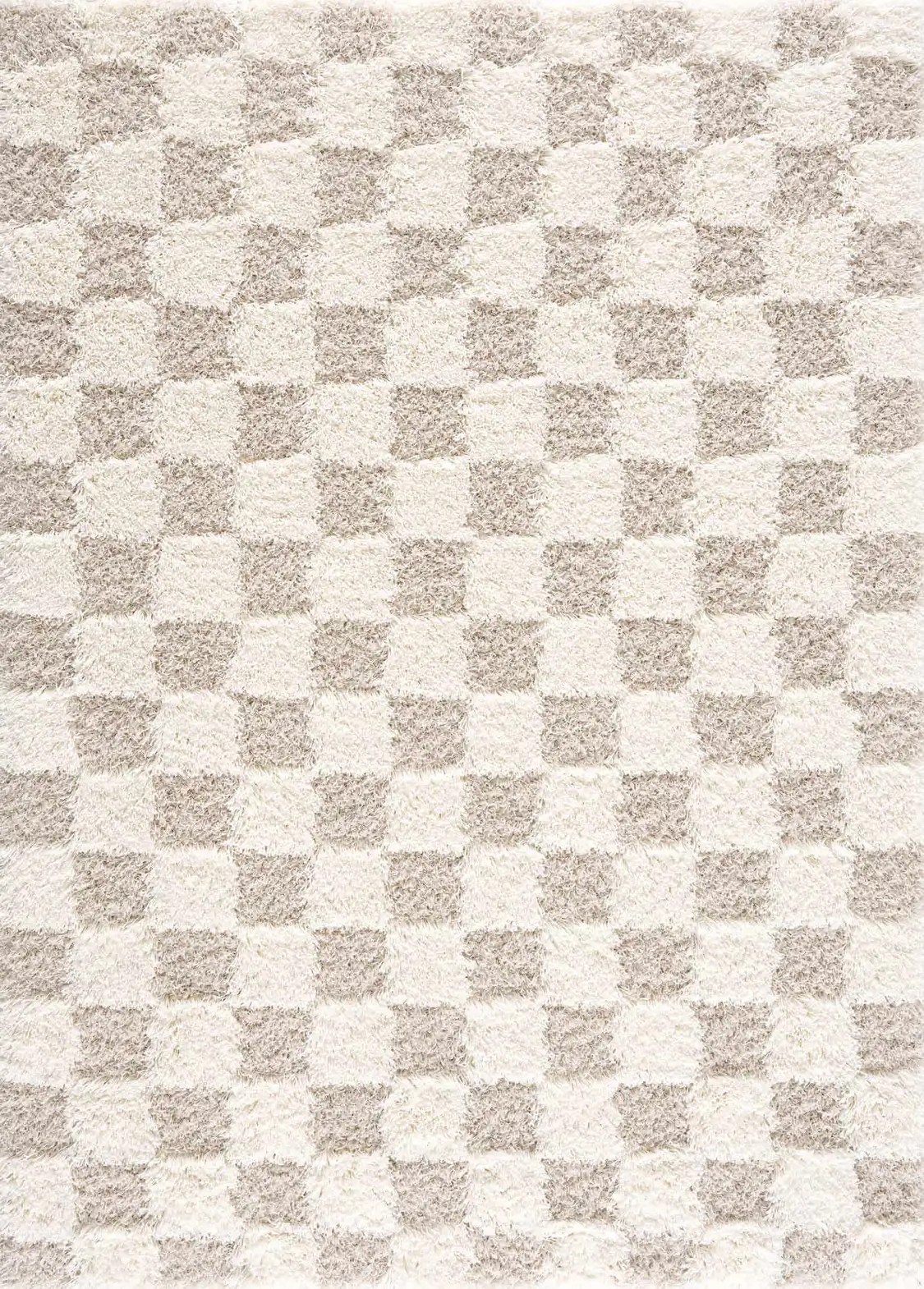 Atira Brown Checkered Area Rug | Boutique Rugs