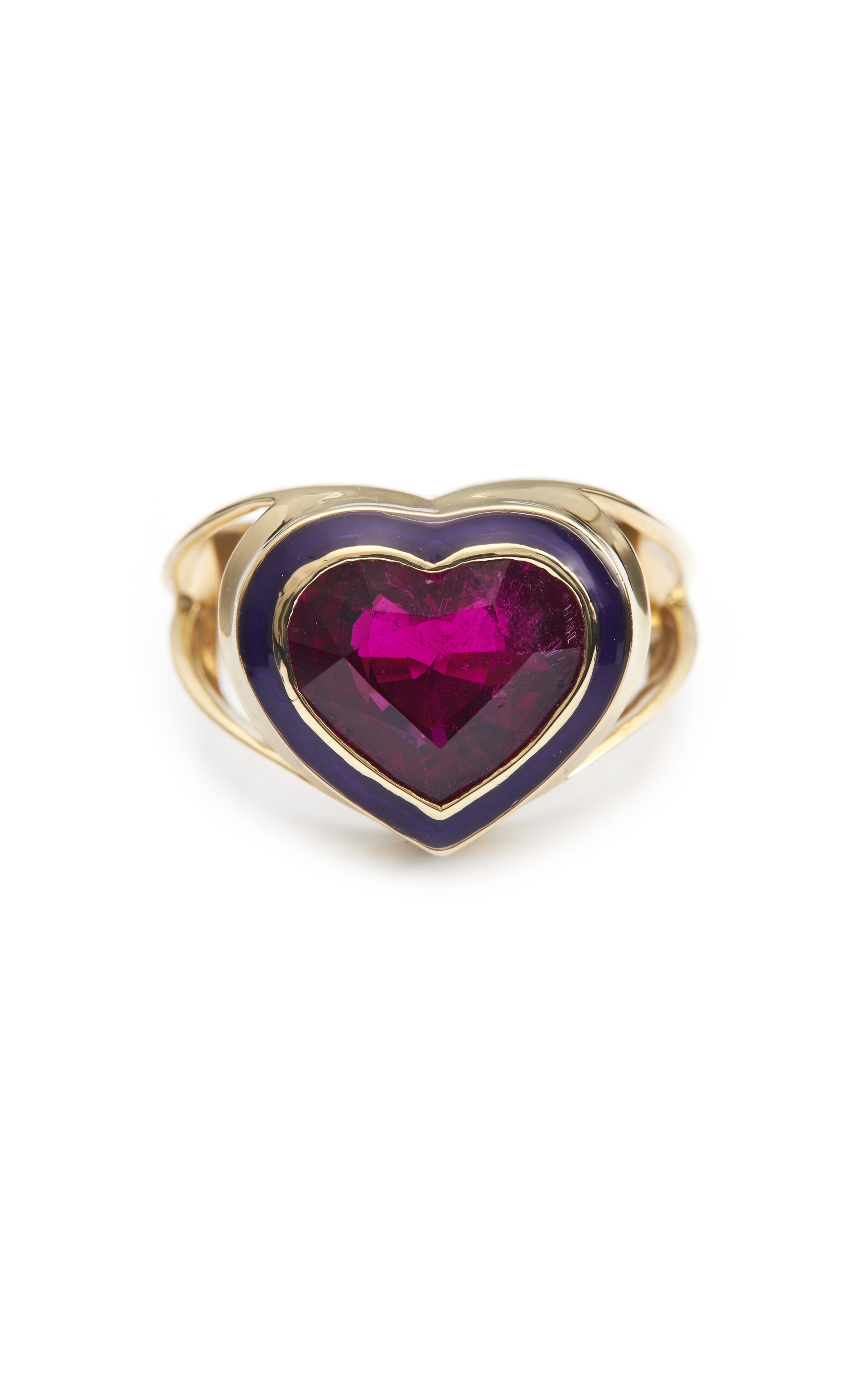 Love 18K Yellow Gold Rubellite Ring | Moda Operandi (Global)