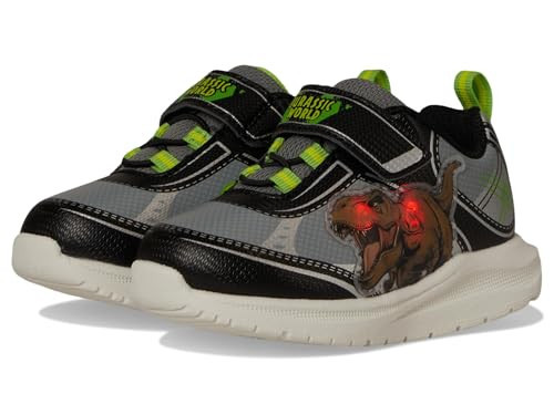 Josmo Boy's Jurassic World Lighted Sneaker (Little Big Kid/Toddler), Black, 8 | Amazon (US)