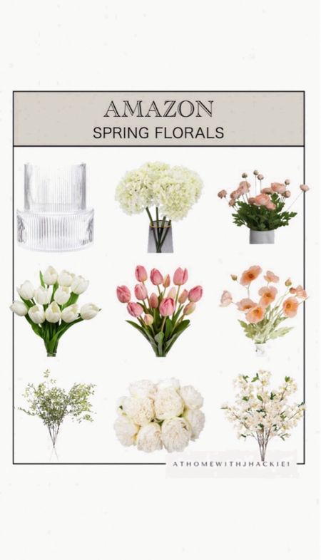 Amazon spring florals, faux florals, vases 

#LTKHome #LTKFindsUnder50 #LTKStyleTip