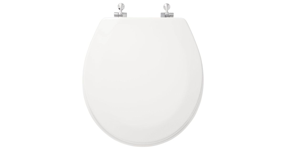 Signature Hardware Deluxe Round Closed-Front Toilet SeatModel:157097from the Deluxe Collection | Build.com, Inc.