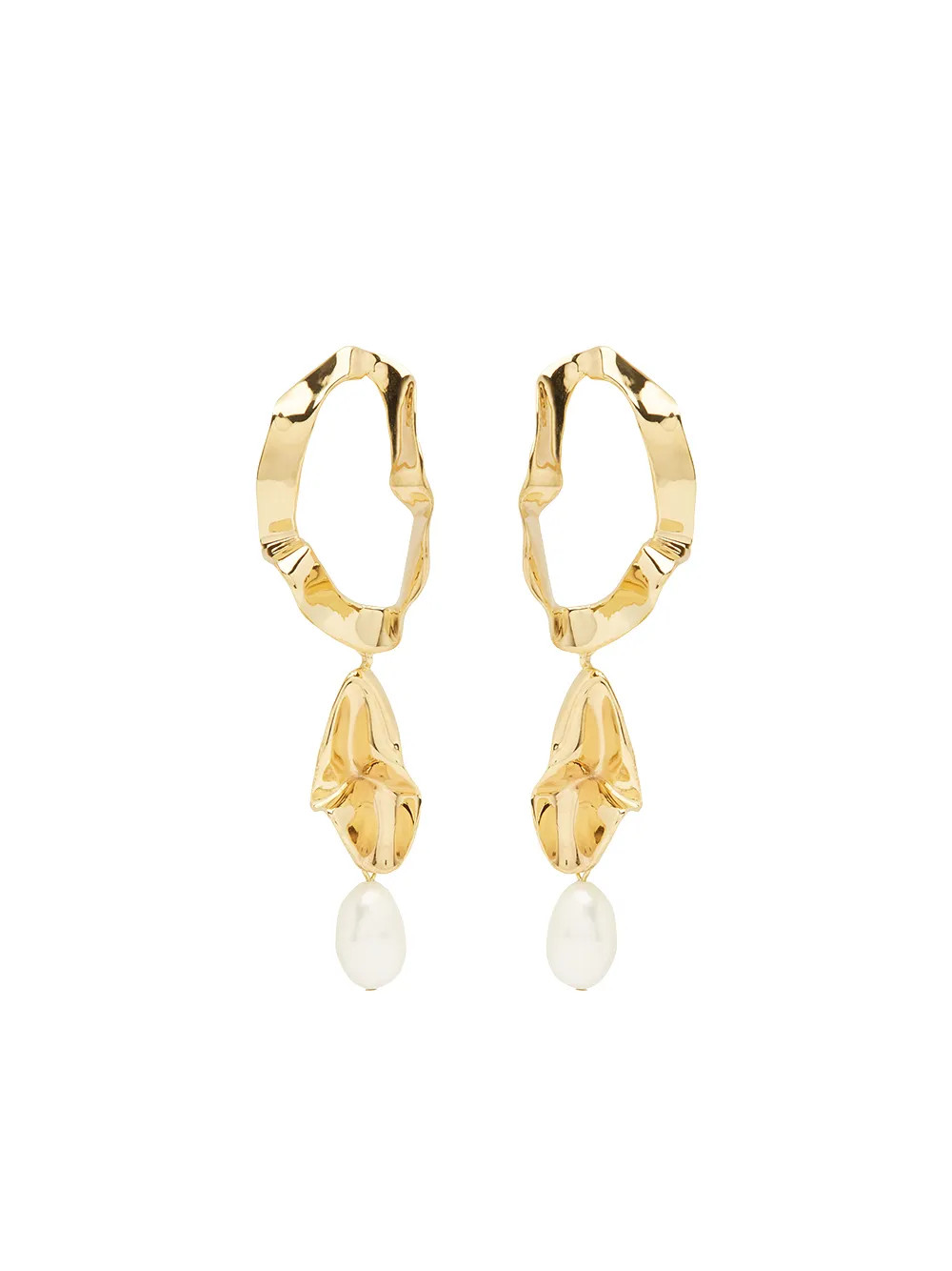 Sterling King Vergulde Oorbellen - Farfetch | Farfetch Global