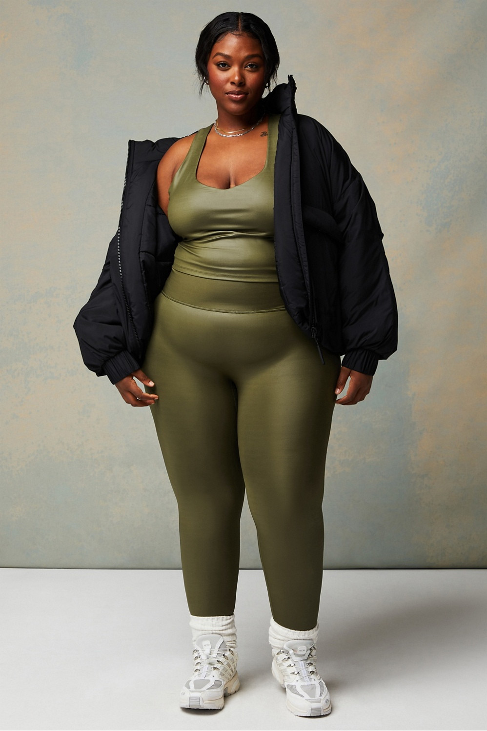 Anywhere Shine Built-In Bra Tank | Fabletics - North America