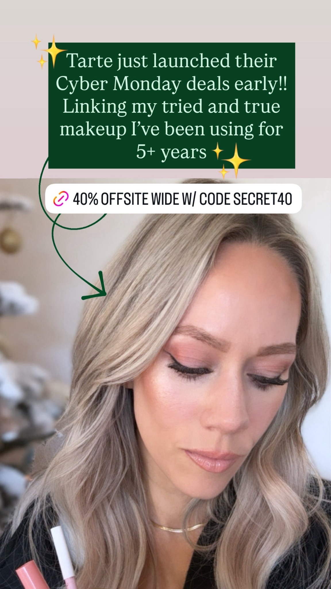 Tarte early cyber Monday deals 

#LTKWedding #LTKSeasonal #LTKSaleAlert