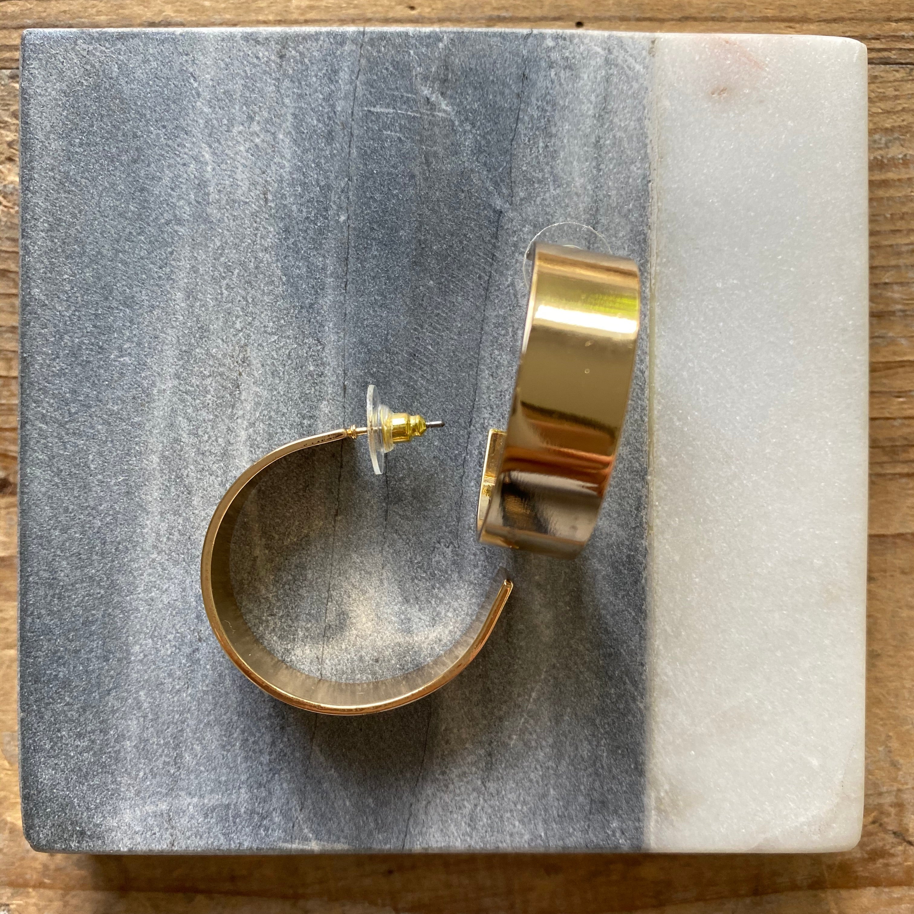 Erin Gold Hoops | Erin McDermott Jewelry