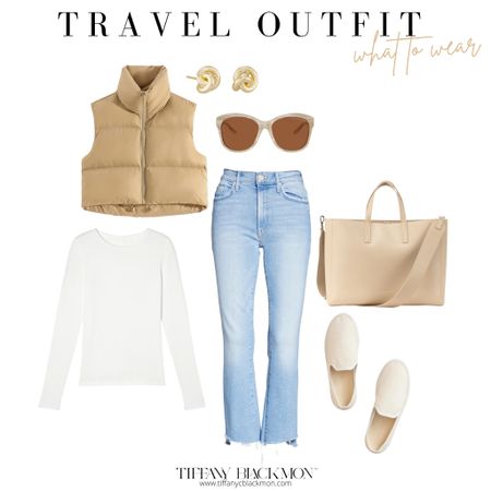 Neutral Puffer Vest Travel Outfit

Travel outfits  Airport outfits  Chic travel outfits  What to wear  Comfy travel outfits

#LTKtravel #LTKstyletip #LTKunder100