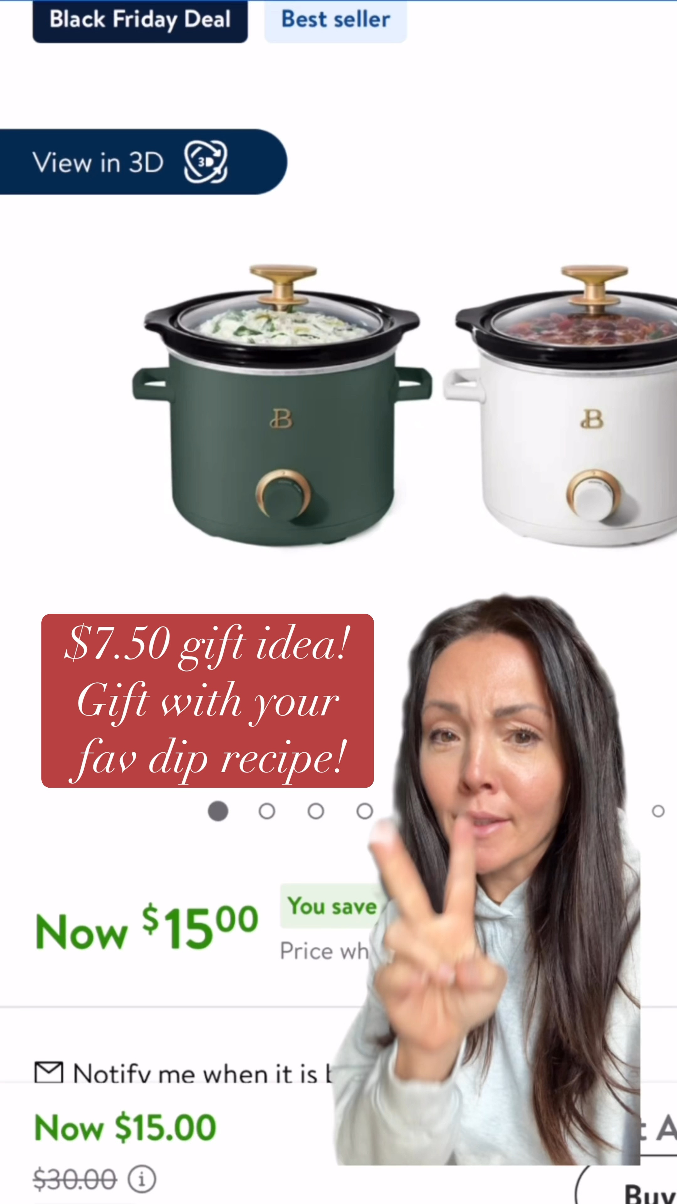 Black Friday sales happening now
$15 for a set of 2 crockpot. Gift them with your fav recipe! $7.50 gift idea!

Basketball hoop save $4.10
Beats wireless headphones only $69
iPods major sale
Flocked 9ft Christmas tree $109
Fav cordless stick vacuum sale $199!
It self empties and better than Dyson! 
Gift guide!

#LTKGiftGuide #LTKCyberWeek #LTKSaleAlert