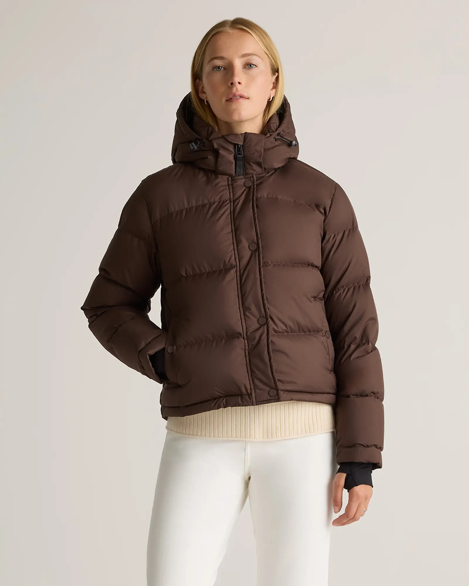 Responsible Down Cropped Puffer Jacket | Quince