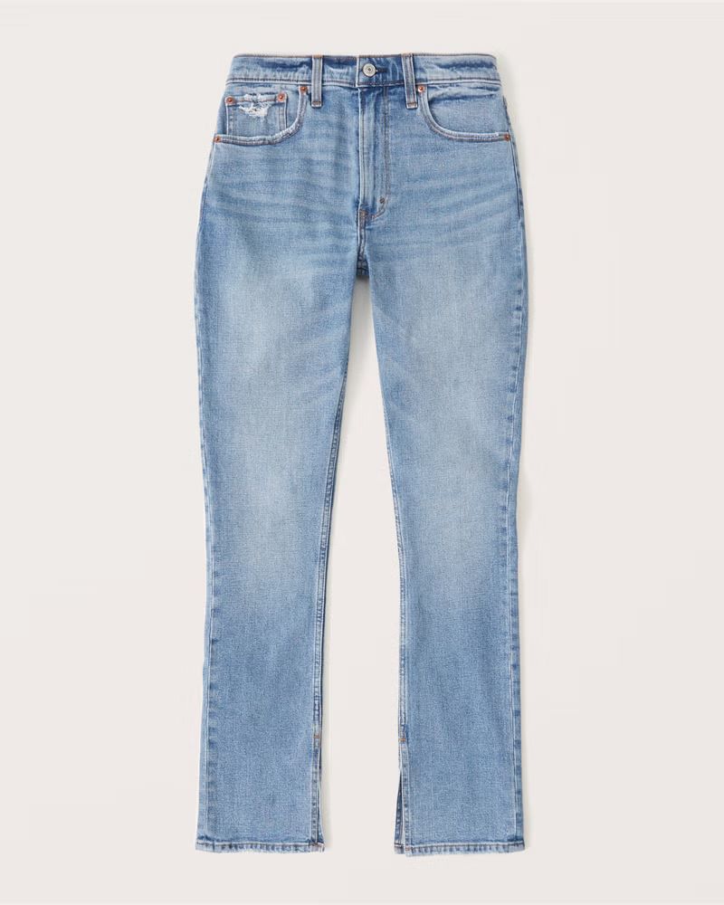 Women's Curve Love High Rise Skinny Jeans | Women's Bottoms | Abercrombie.com | Abercrombie & Fitch (US)