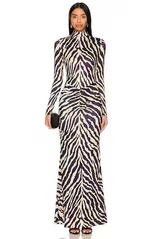 Runaway The Label Willem Maxi Dress in Zebra from Revolve.com | Revolve Clothing (Global)