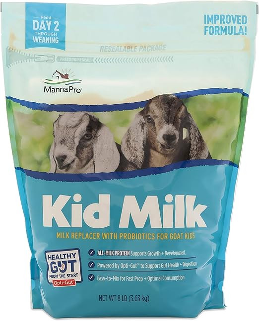 Manna Pro Milk Replacer for Goat Kids|Formulated with Probiotics & Powered by Opti-Gut | Amazon (US)