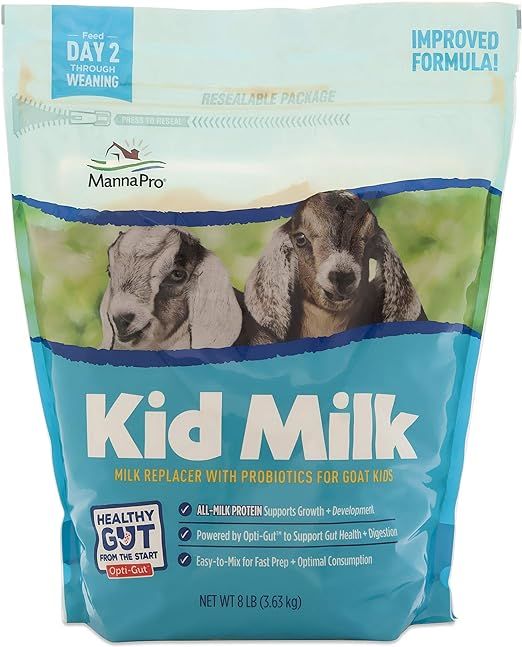 Manna Pro Milk Replacer for Goat Kids|Formulated with Probiotics & Powered by Opti-Gut | Amazon (US)