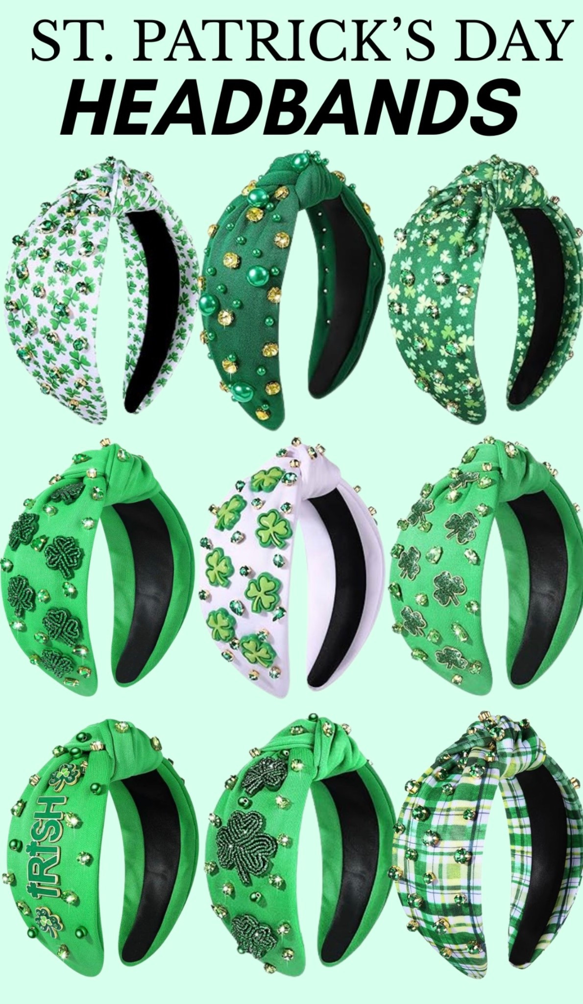 St. Patrick’s Day headbands 

#LTKBeauty #LTKSeasonal