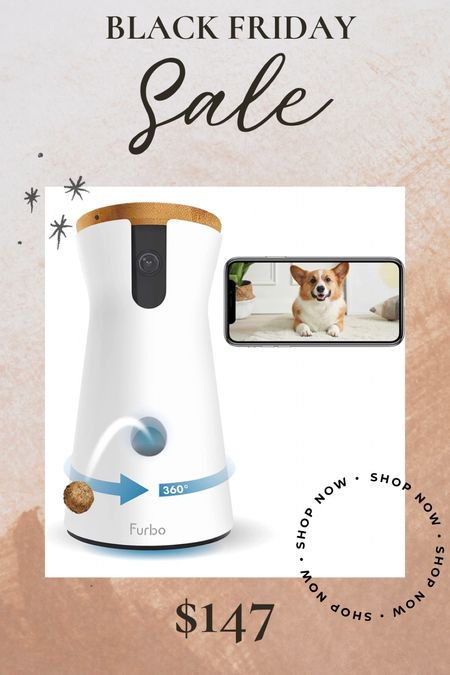 Still looking for a gift for your furry friend! Furbo is having a huge sale on their new 360 degree dog camera! On sale for $147! We have loved having this camera to be able to check on and interact with our dogs. 

#LTKGiftGuide #LTKhome #LTKsalealert