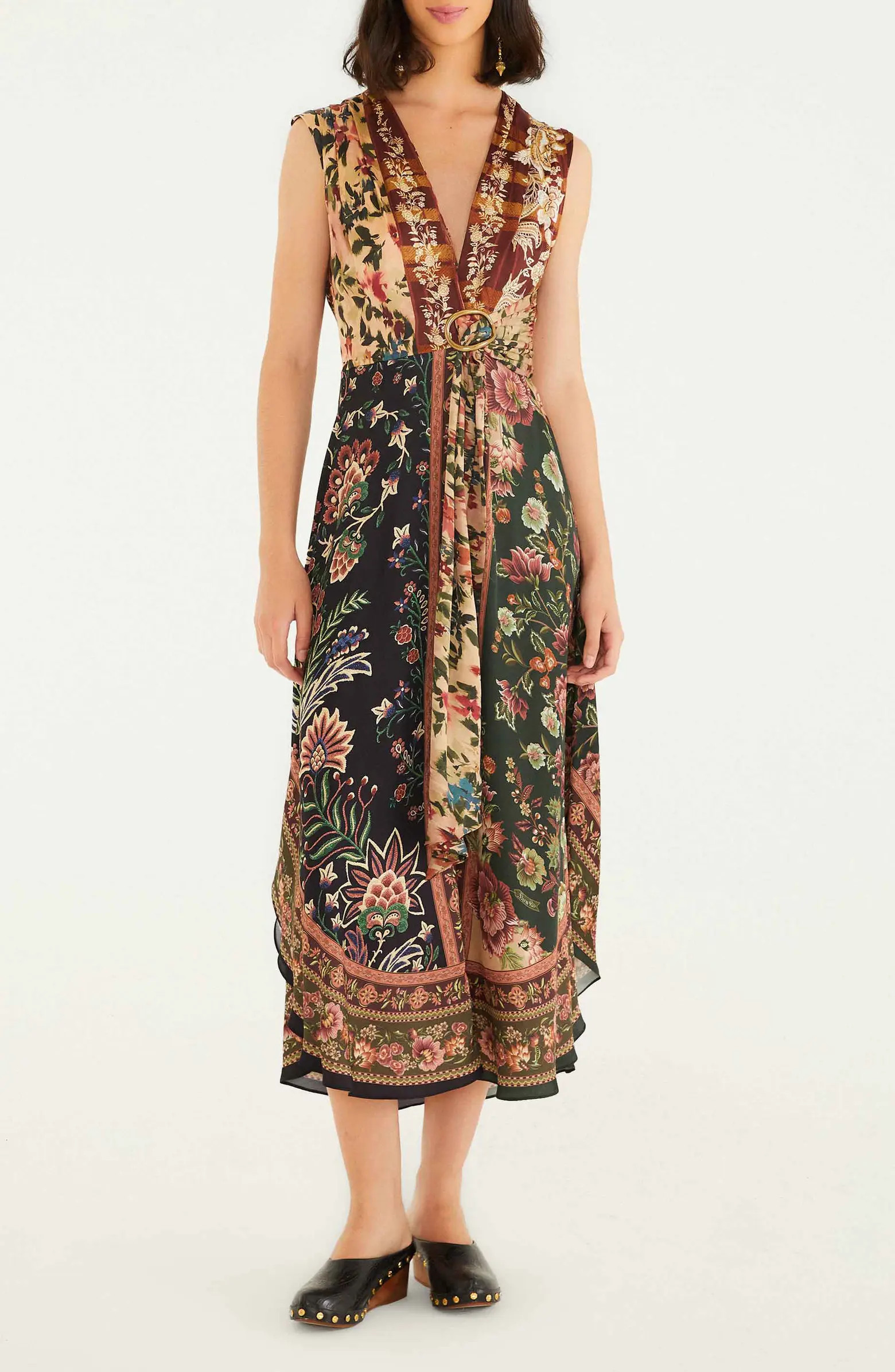 Winter Garden Mix Sleeveless Sundress | Nordstrom