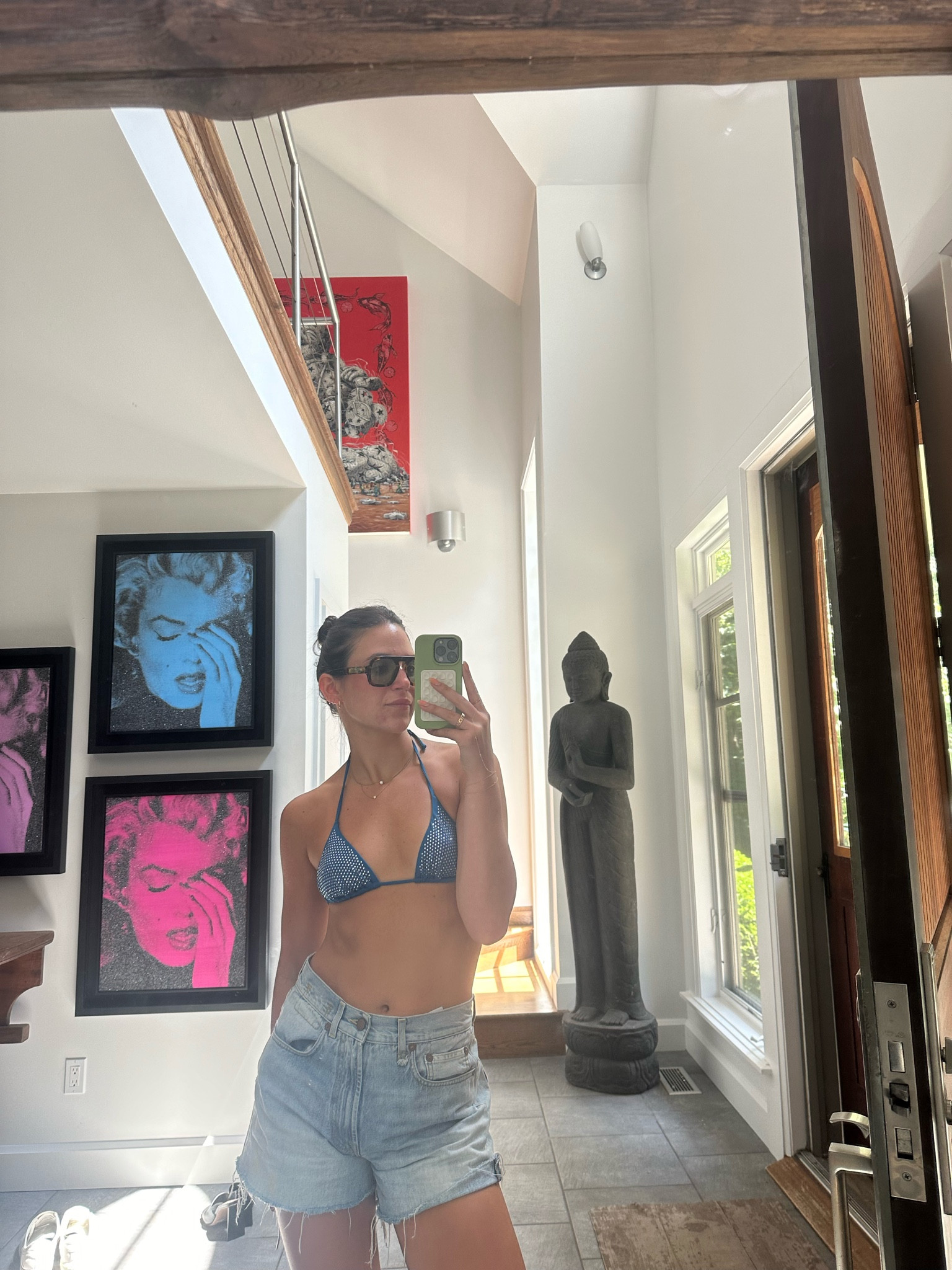 Favorite shorts, favorite styling bikini

#LTKSwim #LTKStyleTip