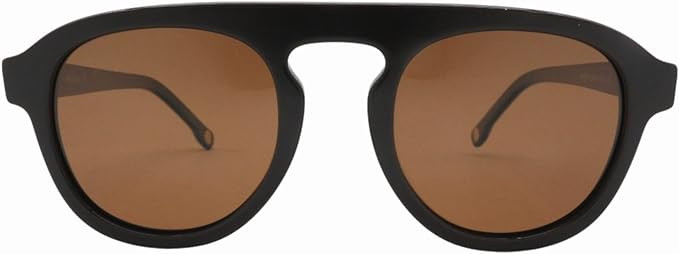 Ankara Aviators - Prescription Ready Unisex Sunglasses - Mahogony Brown | Amazon (US)