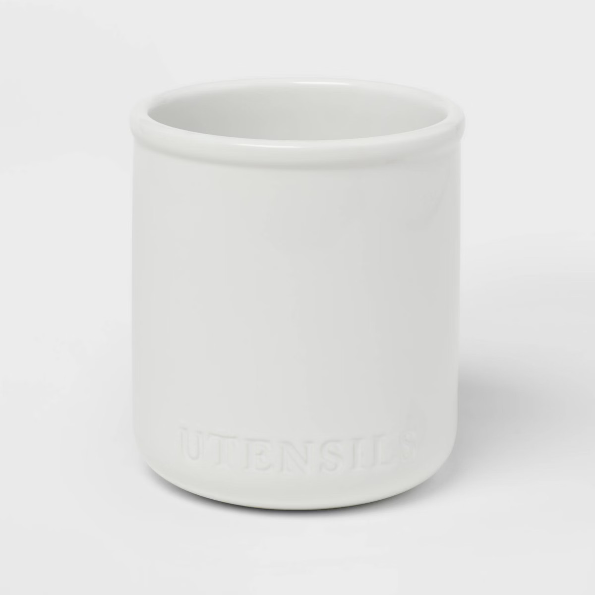 Stoneware Hand Lettered Utensil Holder - Threshold™ | Target