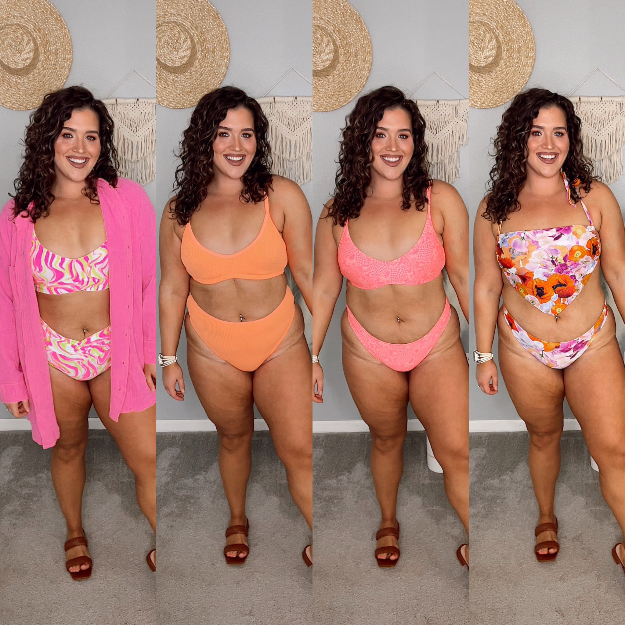 Midsize Aerie swimsuit haul 🌸🌈👙 
All bikinis size XL 
Button up size L 
#midsizeswim #vacationoutfits #resortwear #swimsuits #bikini #swimwear #aerie #coverup #buttonup #curvyswim 

#LTKunder50 #LTKcurves #LTKswim