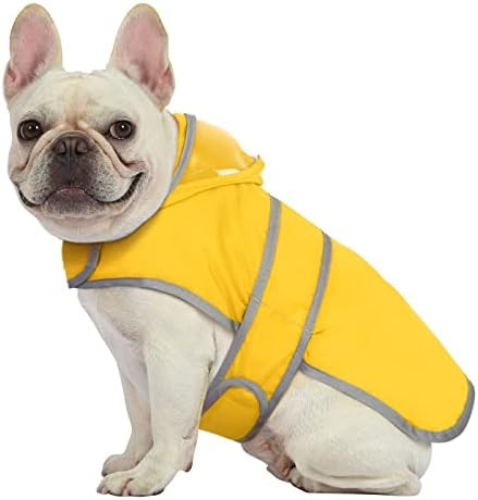 HDE Dog Raincoat with Clear Hood Poncho Rain Jacket for Small Medium Large Dogs | Amazon (US)