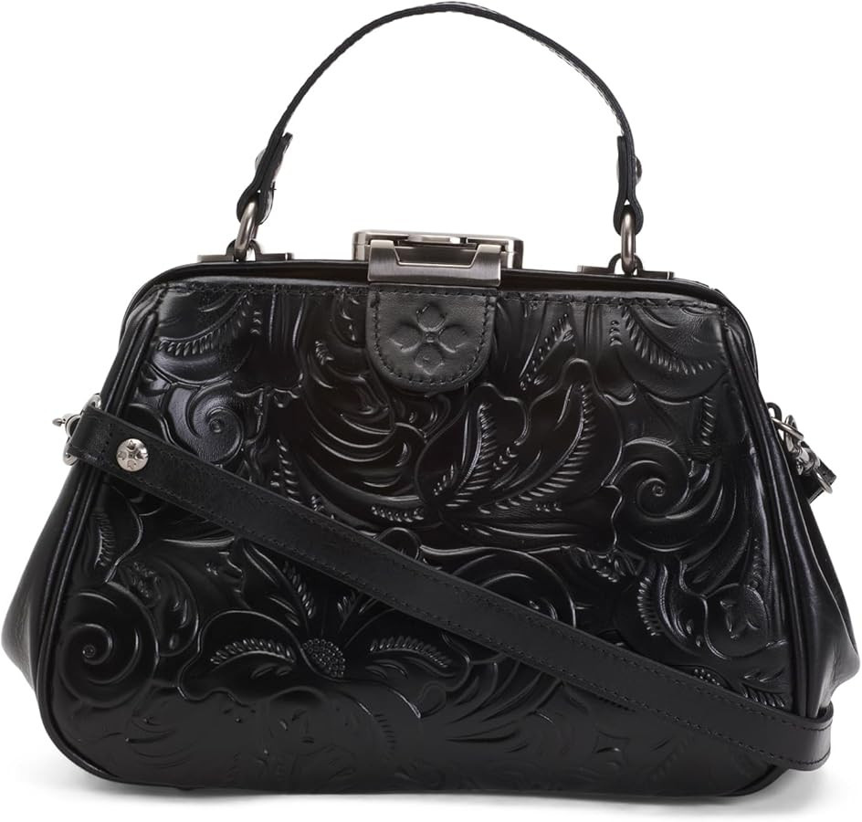 Patricia Nash Gracchi Satchel Leather Handbag Purse | Amazon (US)