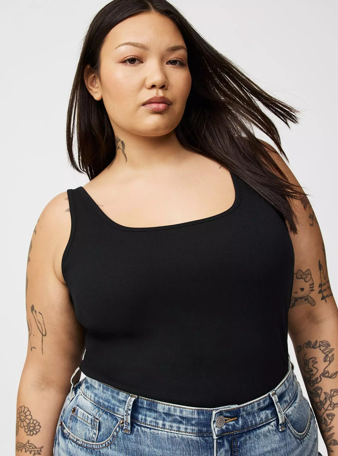 Double Rib Square Neck Tank | Torrid (US & Canada)