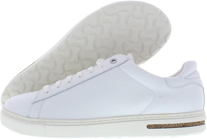 Birkenstock Women's Leather Bend White LTR R | Amazon (US)