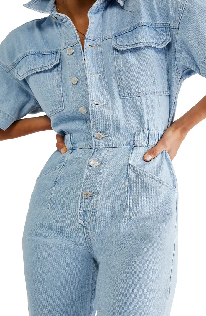 We the Free Marci Denim Jumpsuit | Nordstrom