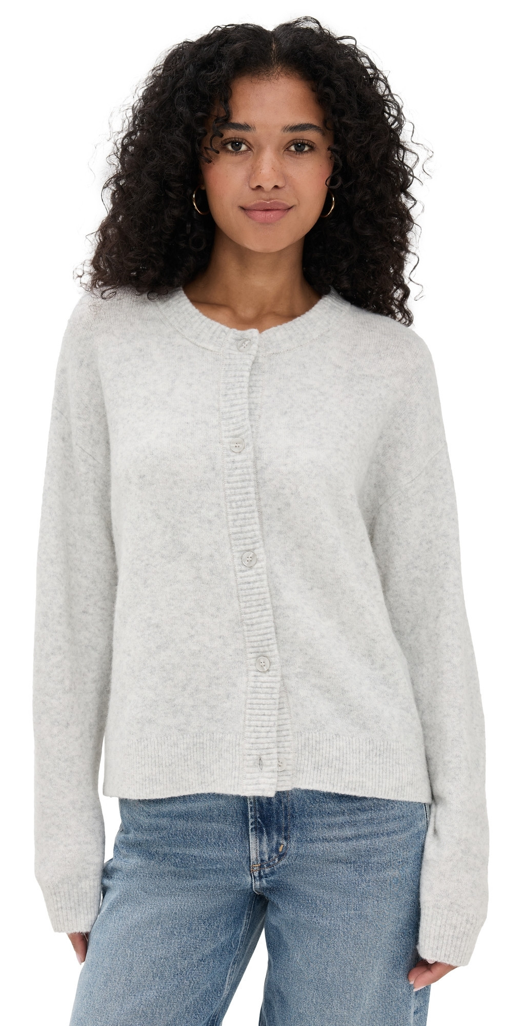 American Vintage Damsville Cardigan Gris Chine XS/S | Shopbop