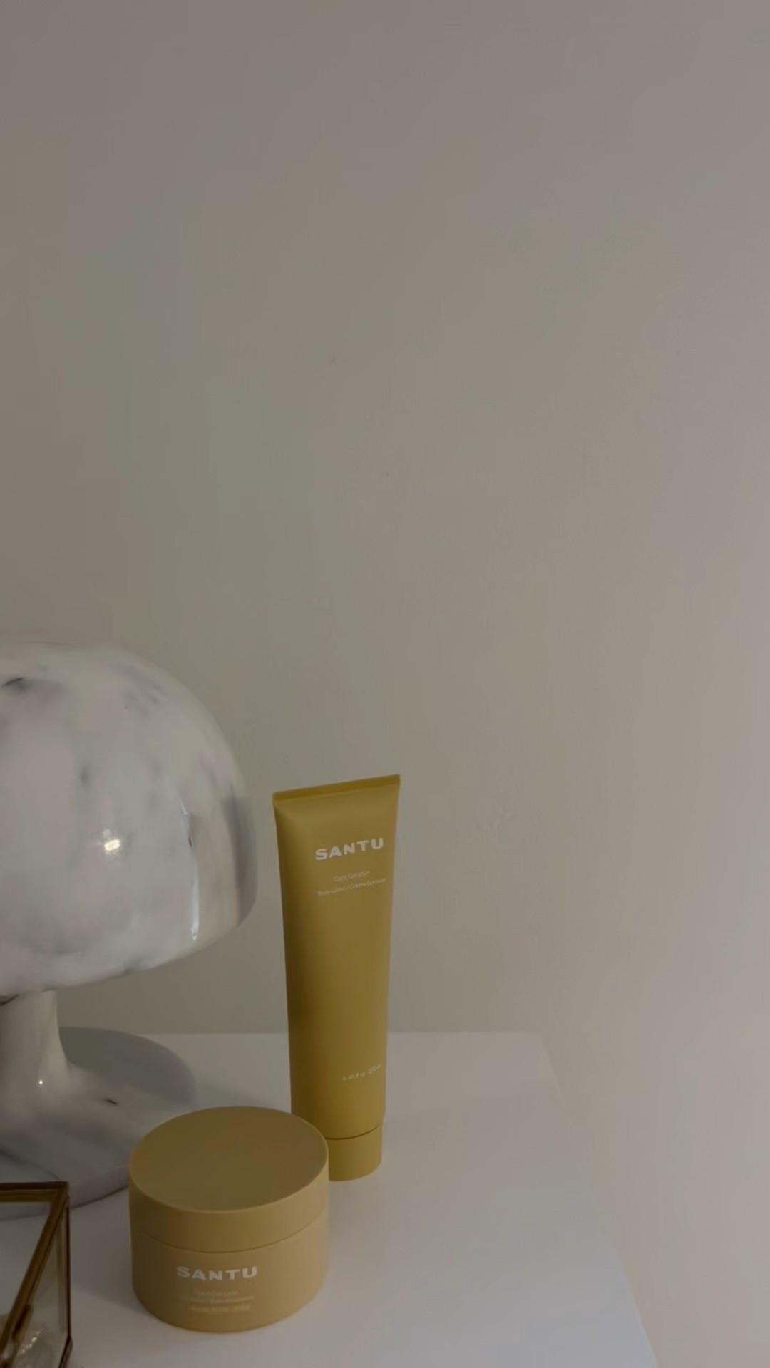 Santu Beauty lotion and exfoliator keeping my skin hydrated and so soft this winter 