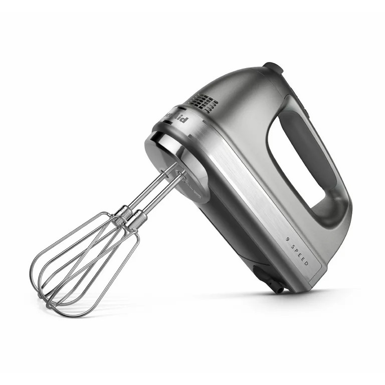 KitchenAid 9-Speed Hand Mixer, Contour Silver, KHM926 | Walmart (US)