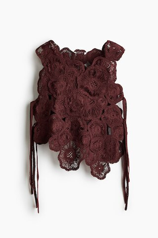 H & M - Top asymétrique façon crochet - Beige | H&M (FR, IT, ES, PT, BE)