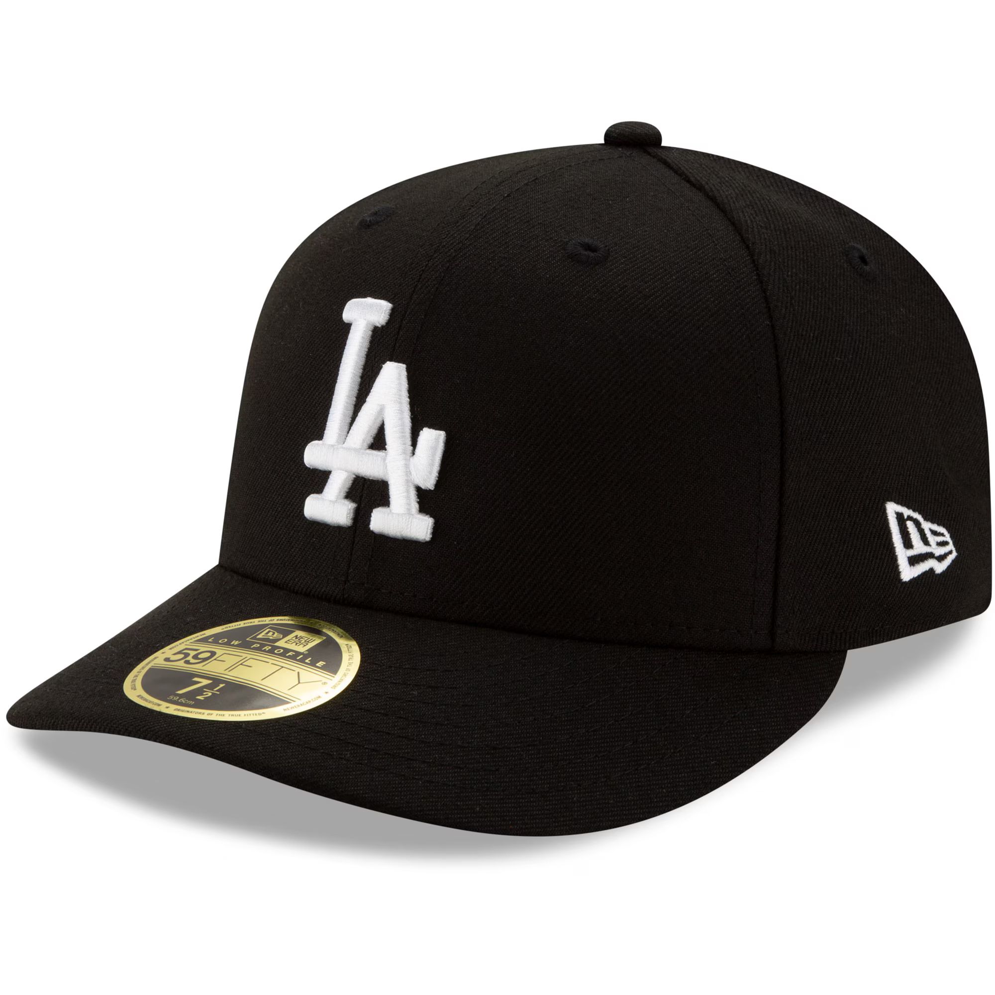 Los Angeles Dodgers New Era Team Low Profile 59FIFTY Fitted Hat - Black | Lids