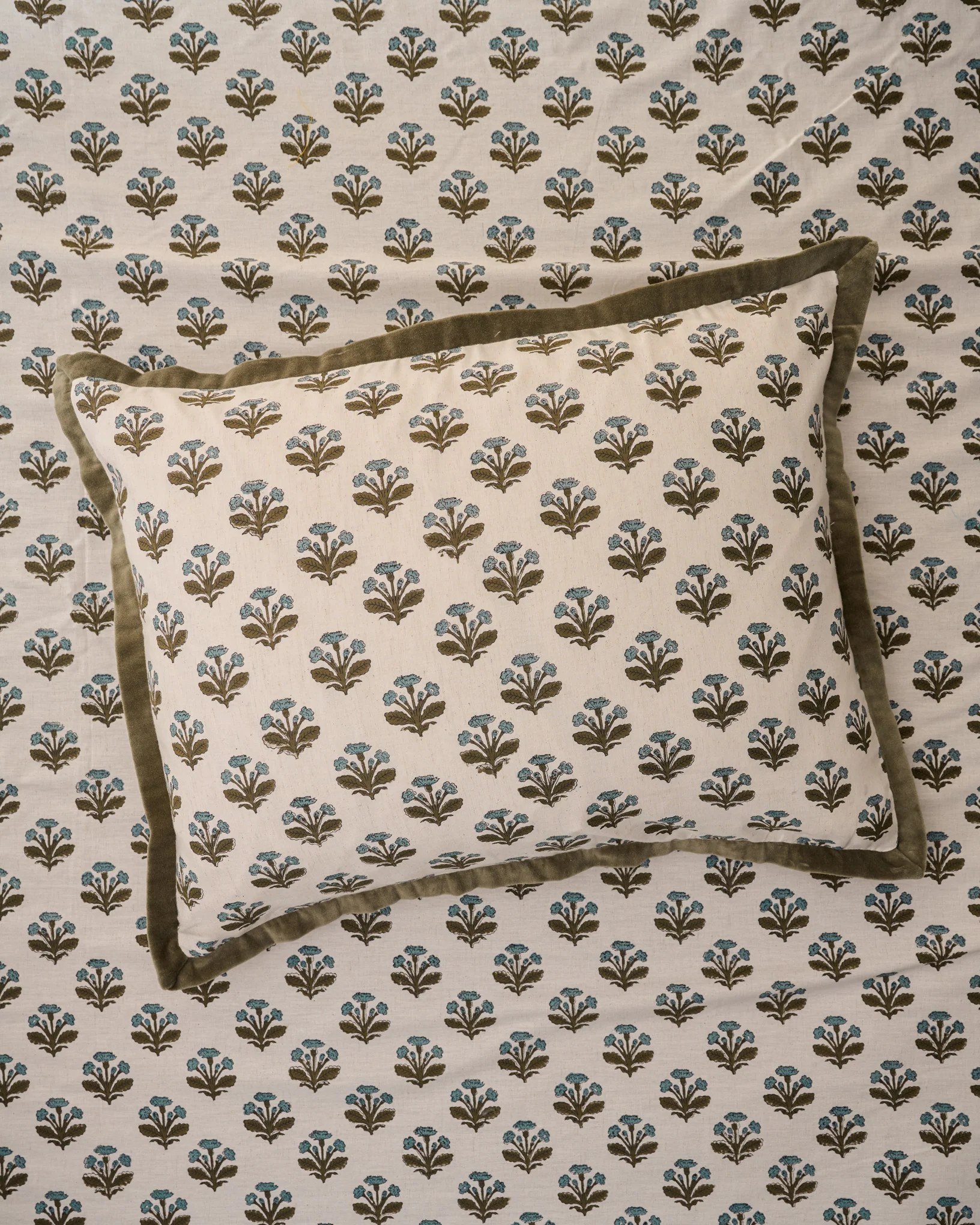 Elaine Block Print Sham | Magnolia