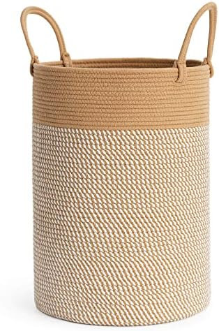 INDRESSME Tall Laundry Basket with Handles, Woven Hamper Basket for Blankets, Clothes, Large Laun... | Amazon (US)