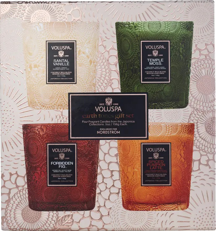 Voluspa Japonica Earth Tones Demi Candle Set (Limited Edition) (Nordstrom Exclusive) $80 Value | ... | Nordstrom