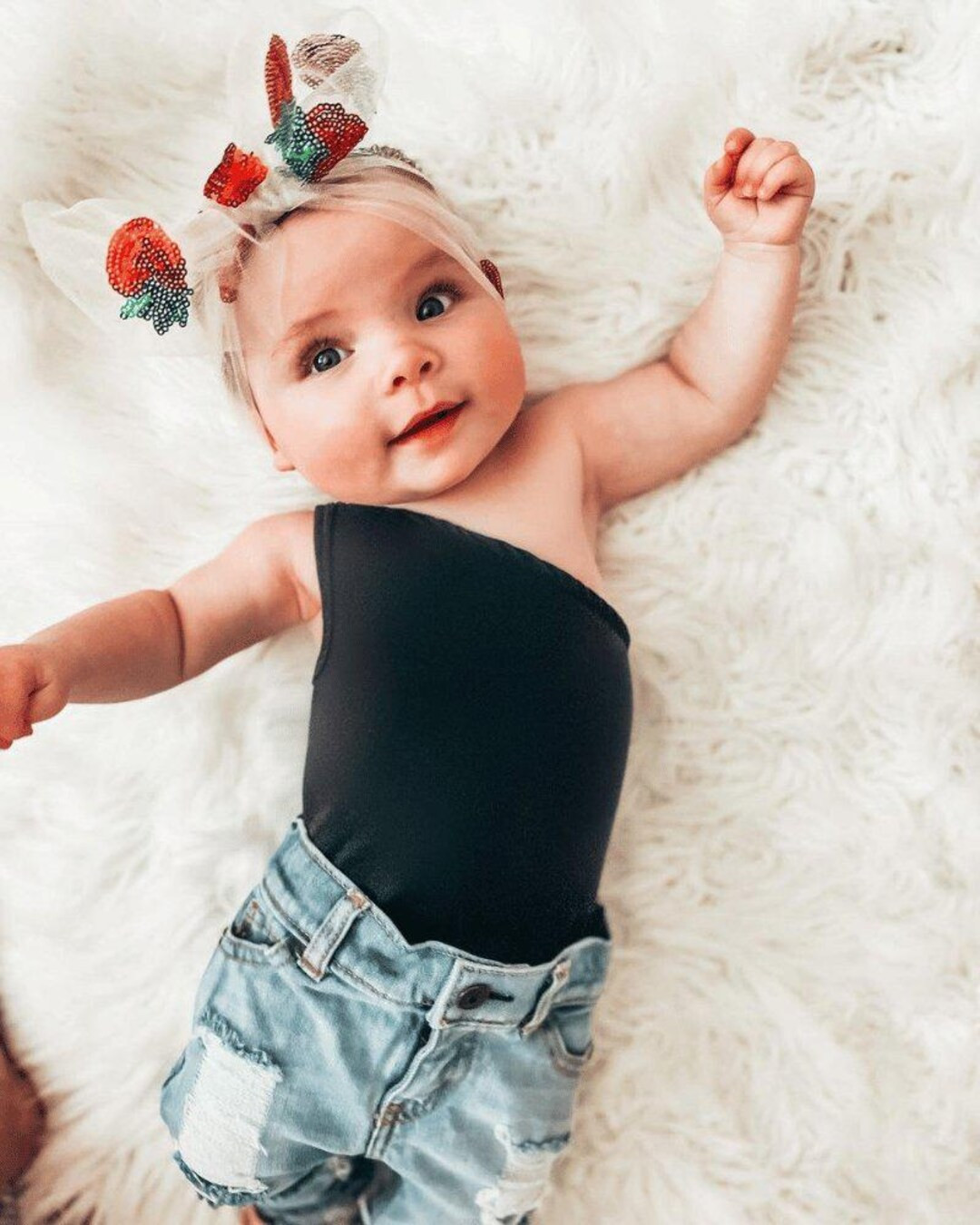 Adley One Shoulder Leotard Black - Etsy | Etsy (US)