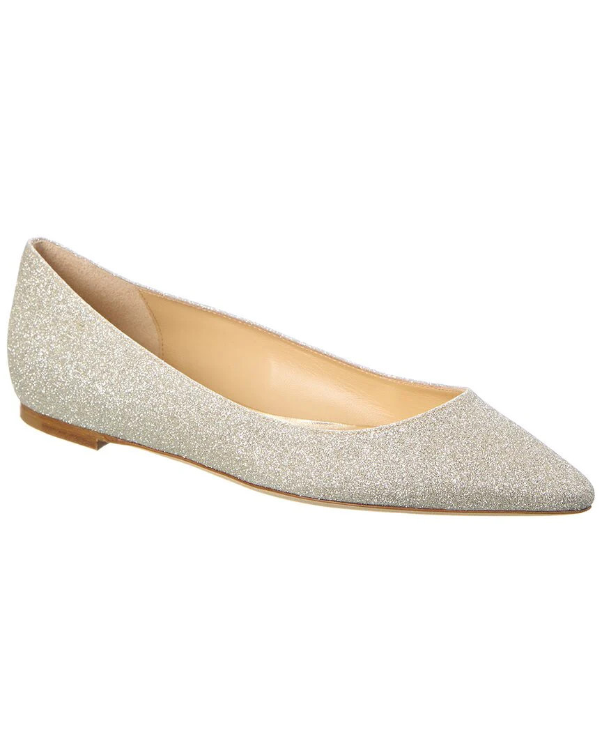 Jimmy Choo Romy Glitter Flat | Shop Simon