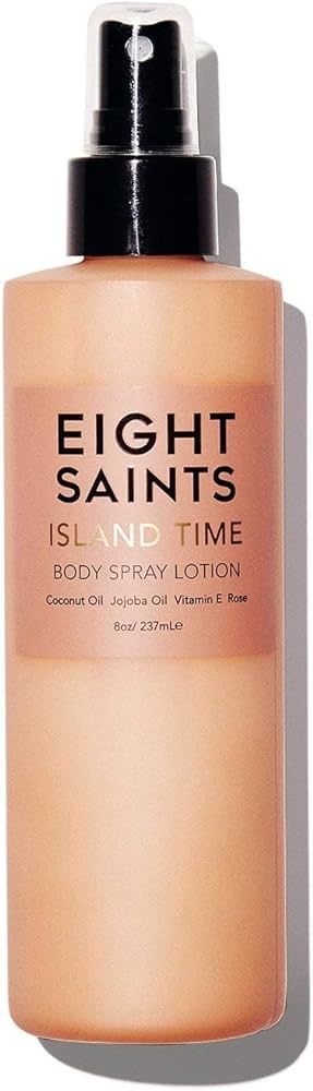 Eight Saints Island Time Body Spray Lotion, Natural and Organic Body Lotion for Dry Skin, Protect... | Amazon (US)