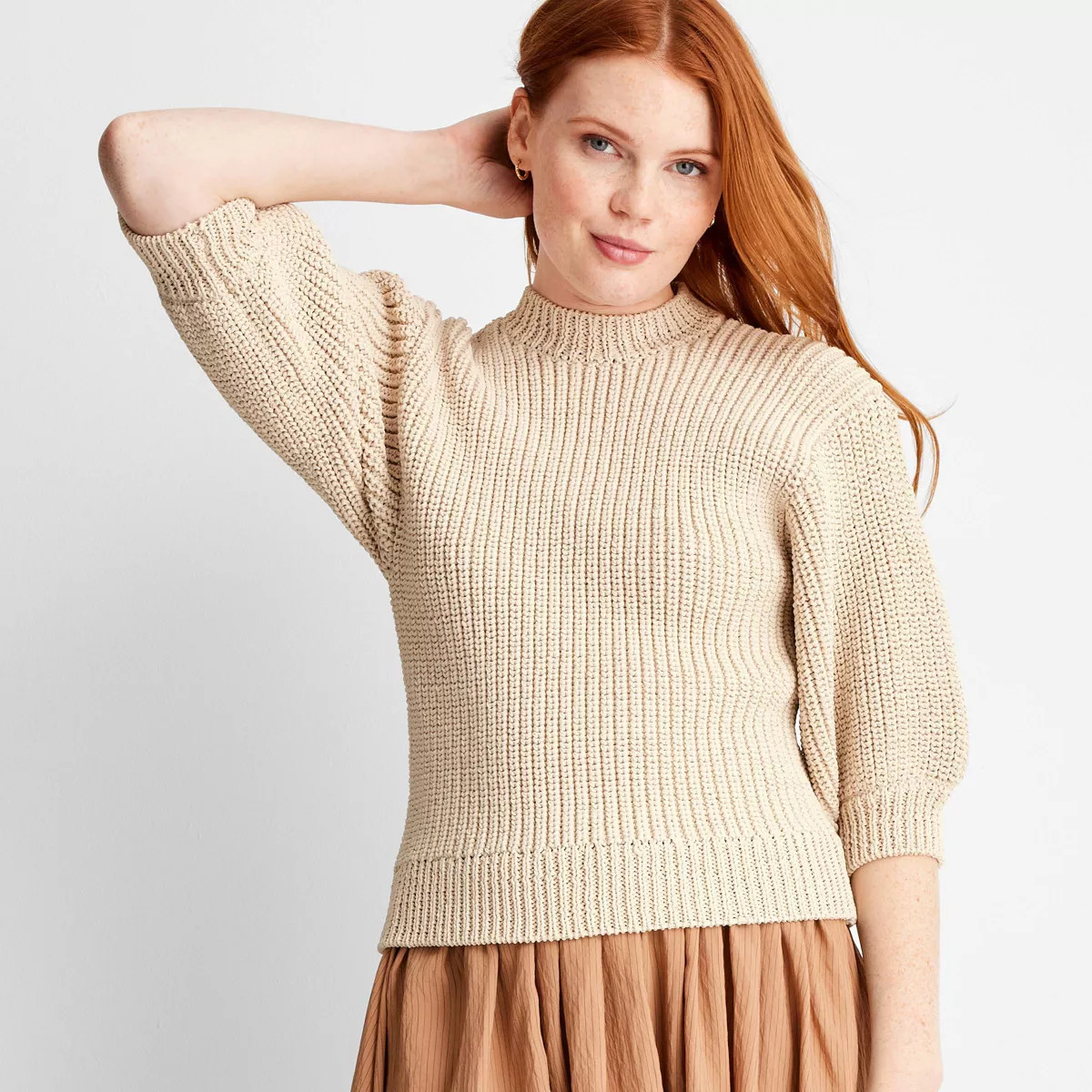 Women's Short Sleeve Crewneck Sweater - Future Collective | Target