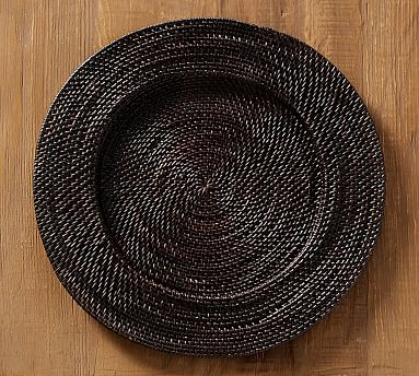 Tava Handwoven Rattan Charger Plate | Pottery Barn (US)