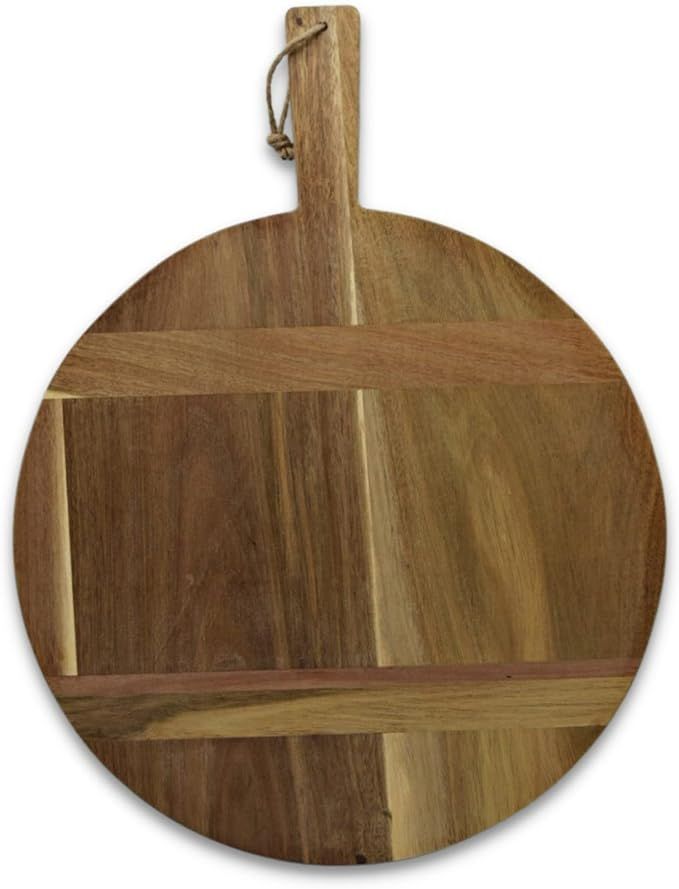 Chloe and Cotton Acacia Wood Diameter 16 Inch Oversized Serving Board | Large Cheese Board | Char... | Amazon (US)