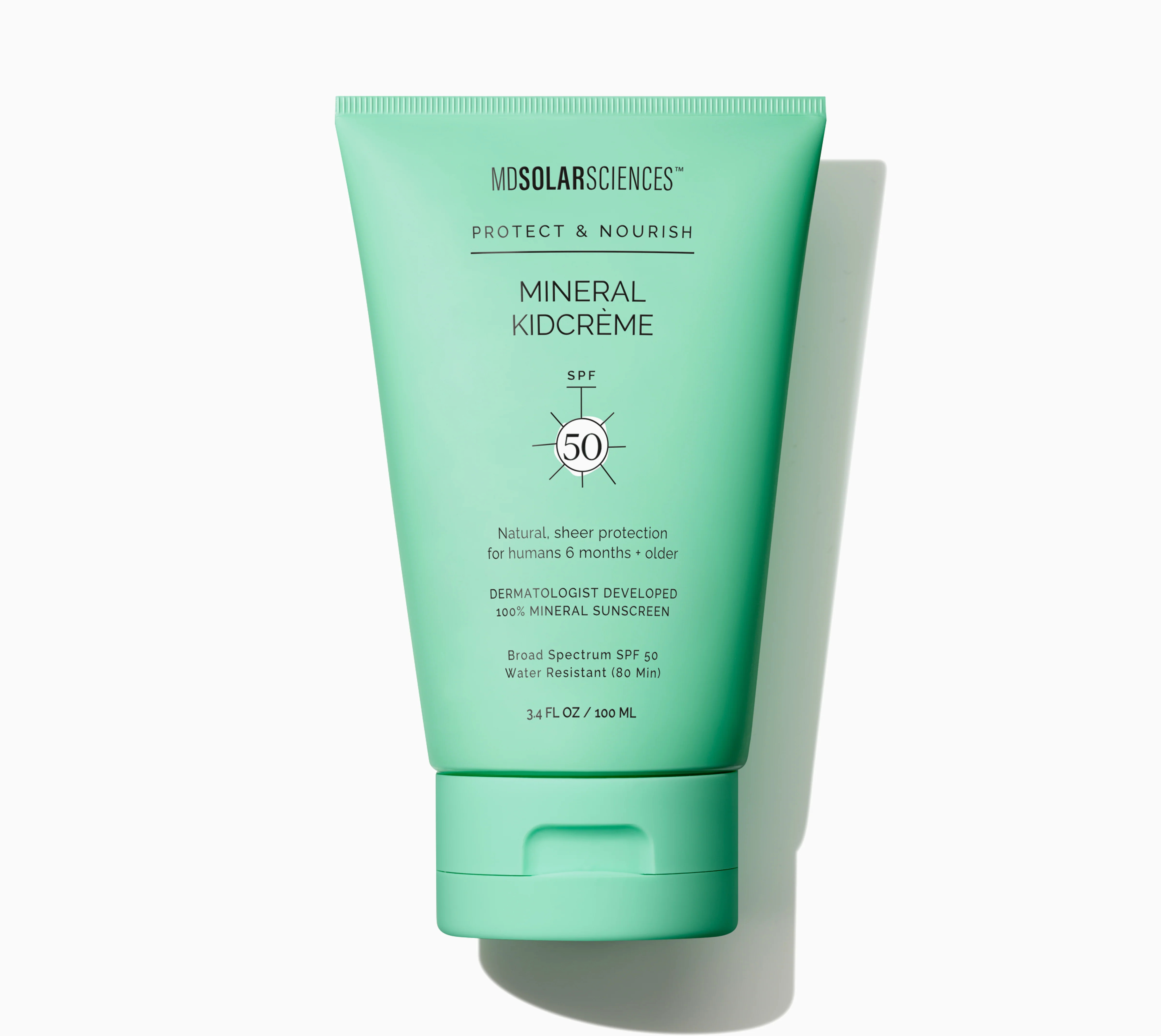 Mineral KidCr\u00e8me SPF 50: Gentle Kids Sunscreen for Sensitive Skin | MDSolarSciences