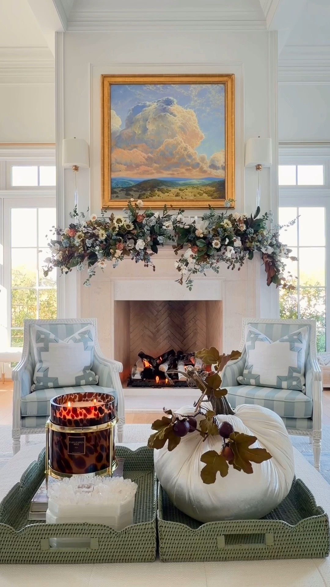 Fall touches in in our family room.

#LTKHome #LTKSeasonal