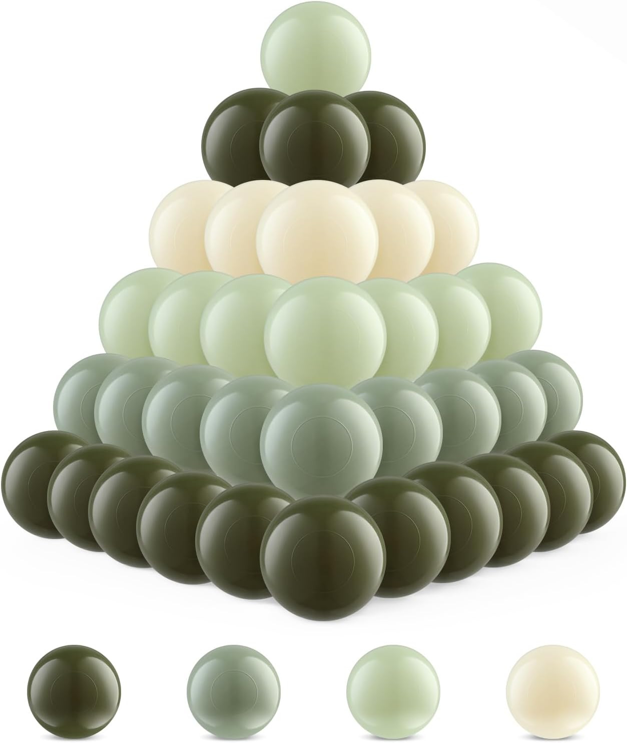 Clear Ball Pit Balls - Crush Proof Plastic Toy Balls for Boys and Girls | Amazon (US)